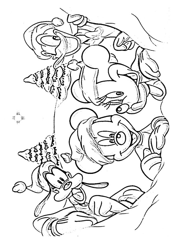 Plansa de colorat cu Craciun 700 669
